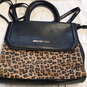 Black and Cheetah purse